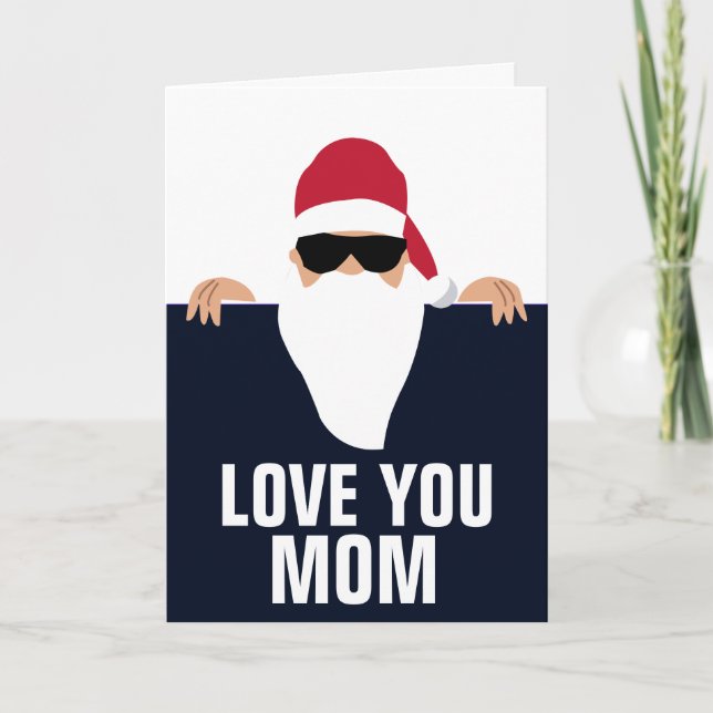 TARJETAS DE NAVIDAD MAMÁ TE QUIERE (Anverso)