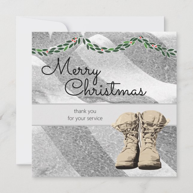 Tarjetas de Navidad militar de Estados Unidos (Anverso)