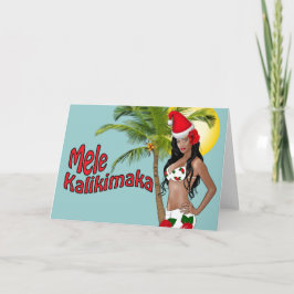 Tarjetas de Navidad modelas de Wahine Mele
