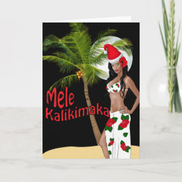 Tarjetas de Navidad modelas de Wahine Mele