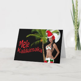 Tarjetas de Navidad modelas de Wahine Mele