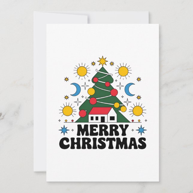 Tarjetas de navidad: Nuevo modelo festivo (Anverso)