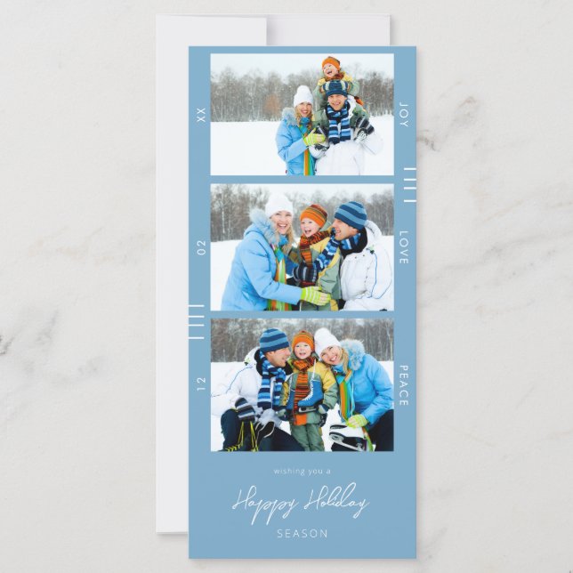 Tarjetas de Navidad o Festivas de Múltiples Fotos  (Anverso)