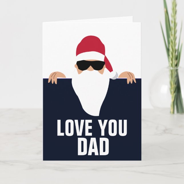 TARJETAS DE NAVIDAD PAPÁ TE QUIERE (Anverso)