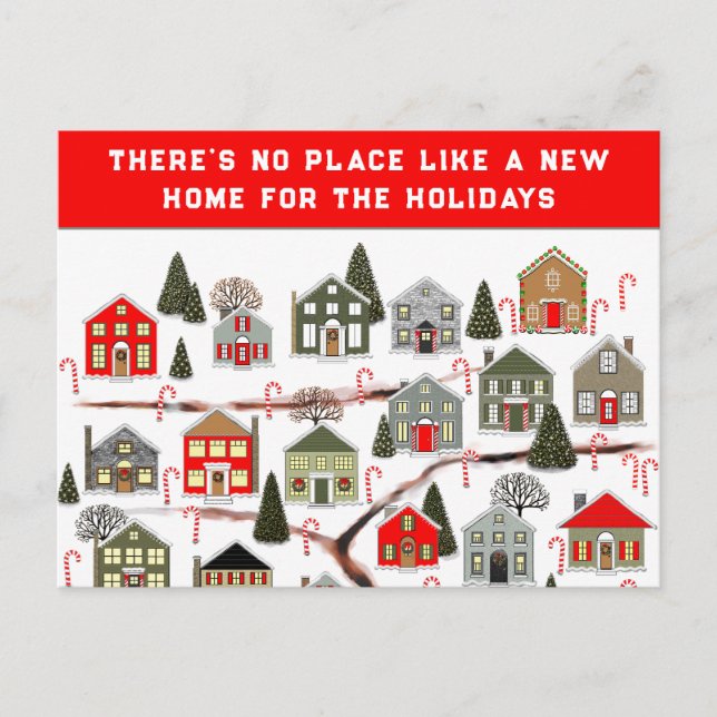 Tarjetas de Navidad para Agentes Inmobiliarios (Anverso)