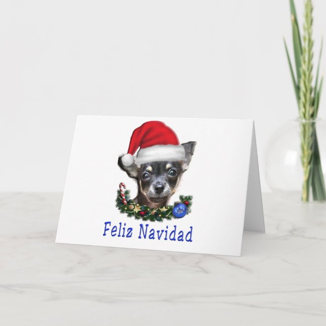 Tarjetas de navidad para animales (Anverso)