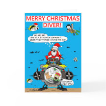 ¡Tarjetas de navidad para buceadores!