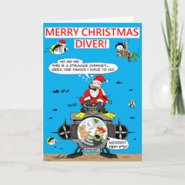 ¡Tarjetas de navidad para buceadores!