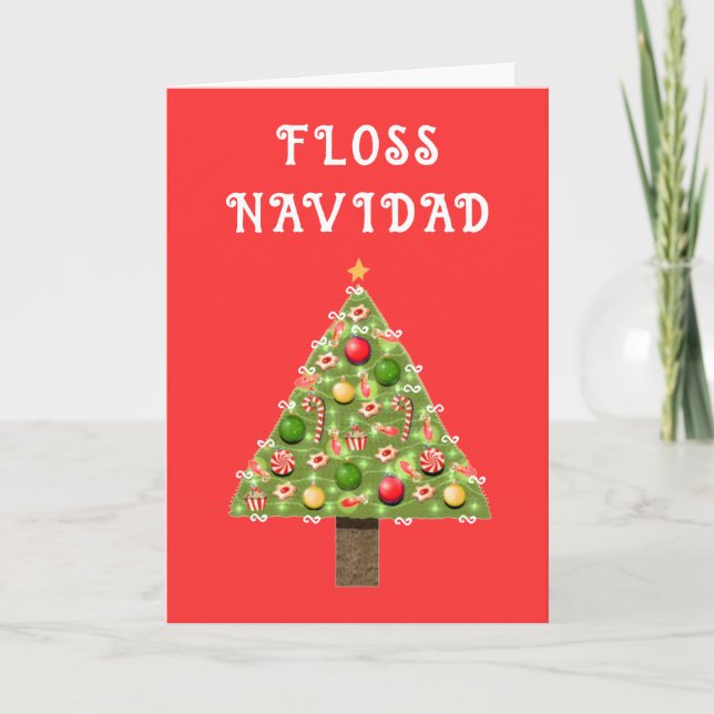 Tarjetas de Navidad para dentistas (Anverso)