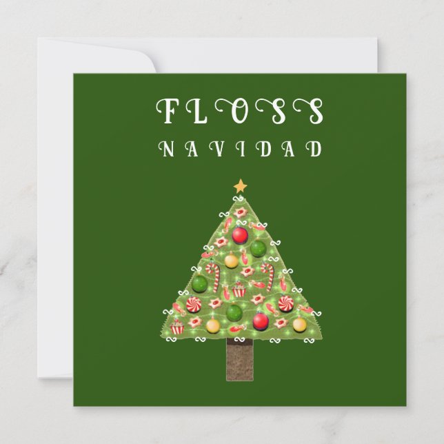 Tarjetas de Navidad para dentistas (Anverso)