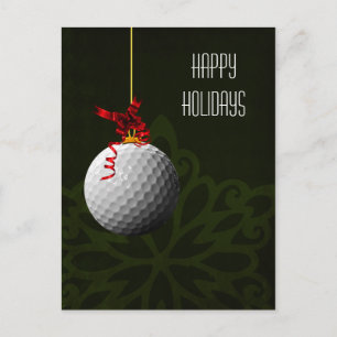 Tarjetas de Navidad para golfistas