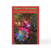 Tarjetas de Navidad para Nieta de Candy Drops