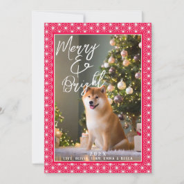 Tarjetas de Navidad | Patrón japonés de kimono ASA