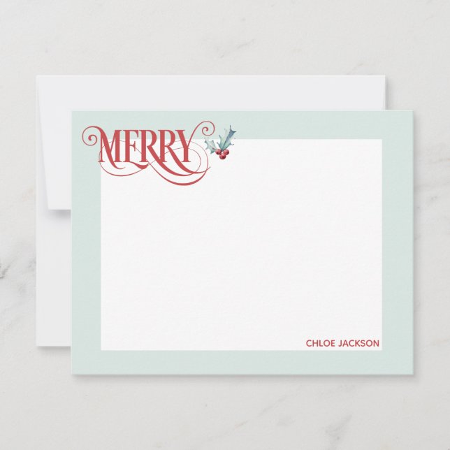 Tarjetas de Navidad personalizadas (Anverso)