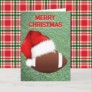 Tarjetas de Navidad personalizadas de fútbol y San