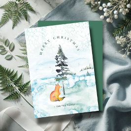 Tarjetas de Navidad personalizadas de granja linda