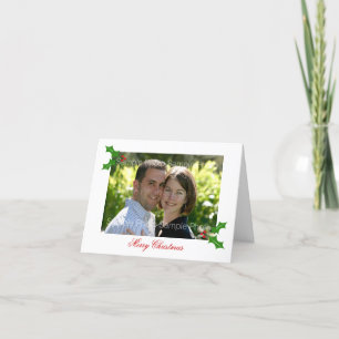 Tarjetas de Navidad personalizadas de la foto