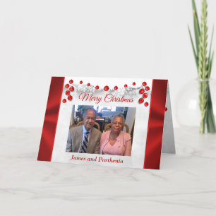 Tarjetas de Navidad personalizadas de Parthenia y