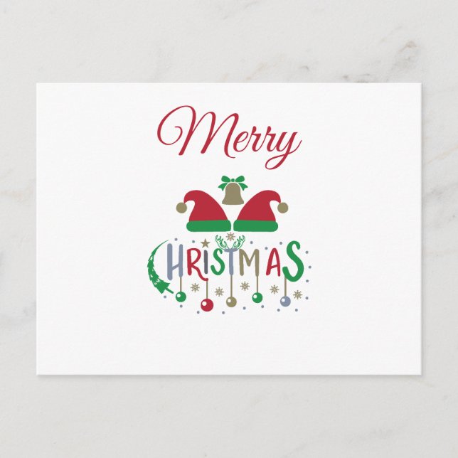 Tarjetas de Navidad personalizadas sombreros de Sa (Anverso)