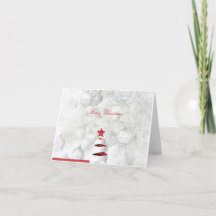 Tarjetas de Navidad plegadas