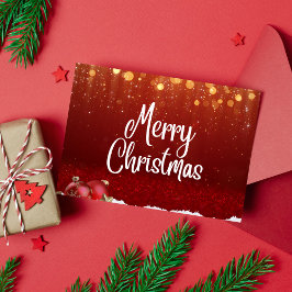 Tarjetas de navidad - Saludo navideño moderno