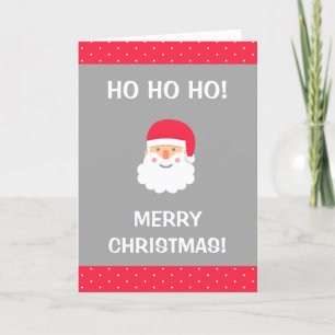 Tarjetas de Navidad Santa para niños