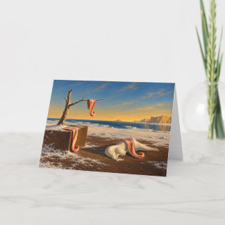 Tarjetas de Navidad Surrealistas de Caramelos de C