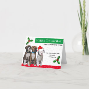 Tarjetas de Navidad veterinarias, perro