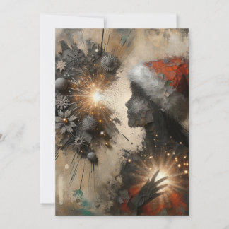 Tarjetas de Navidades abstractas únicas