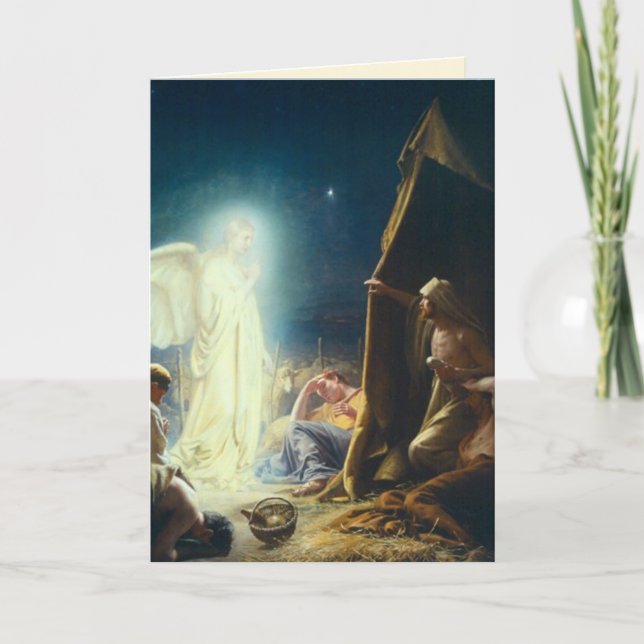 Tarjetas de Navidades Angel (Anverso)