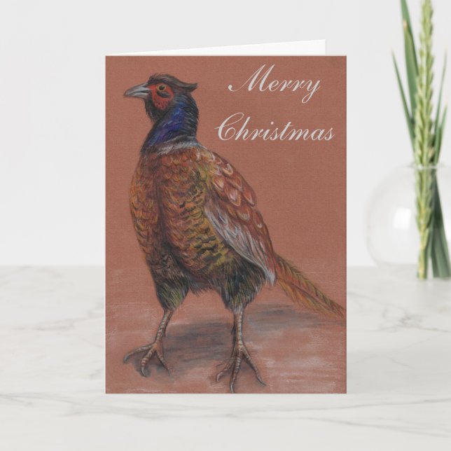 Tarjetas de Navidades británicos de fauna y flora  (Anverso)