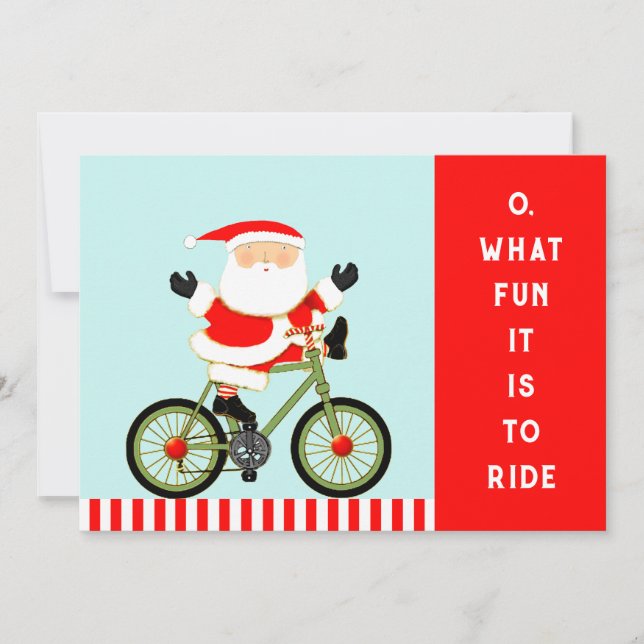 Tarjetas de Navidades ciclistas (Anverso)