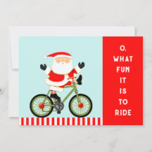 Tarjetas de Navidades ciclistas
