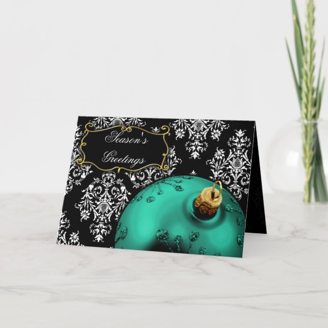 Tarjetas de Navidades corporativos de aqua (Anverso)