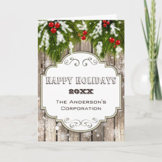 tarjetas de Navidades corporativos de pinares de m