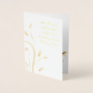 Tarjetas de Navidades cristianos del Relieve metal