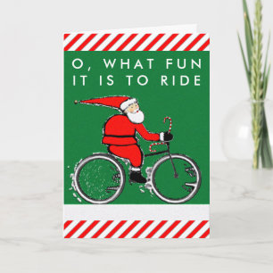 tarjetas de Navidades de bicicleta