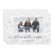 Tarjetas de Navidades de creencia de la floración