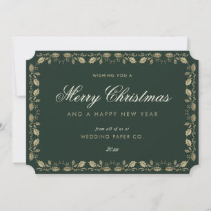 Tarjetas de Navidades de empresas de Green Gold Ho