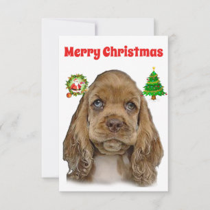 Tarjetas de Navidades de espeleología de Cocker