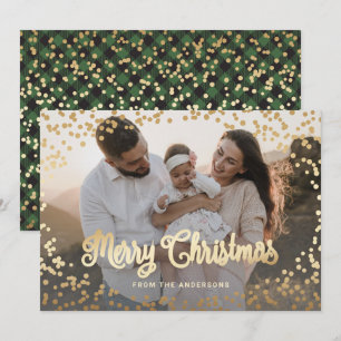 Tarjetas de Navidades de fotografía de Relieve met