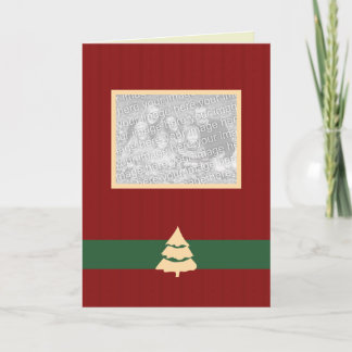 Tarjetas de Navidades de fotografía familiares de 