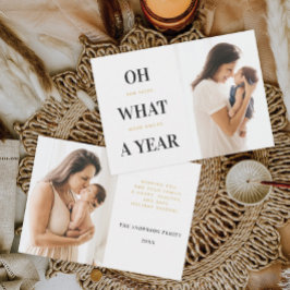 Tarjetas de Navidades de fotografía familiares de 