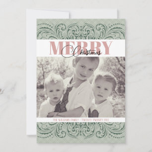Tarjetas de Navidades de fotografía personalizado