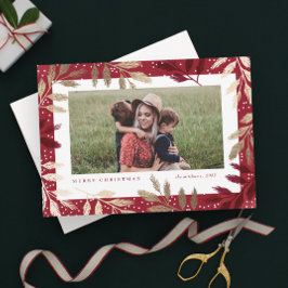 Tarjetas de Navidades de fotos de las elegantes ra