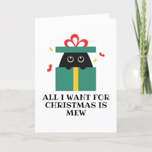tarjetas de navidades de gatos negros divertidos