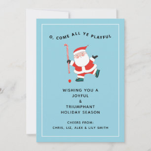 Tarjetas de Navidades de hockey sobre hierba