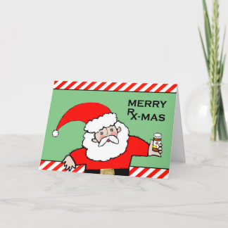 Tarjetas de Navidades de humor para atención médic