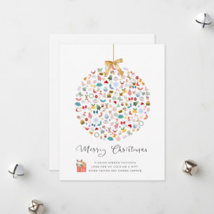 Tarjetas de Navidades de imágenes ocultas