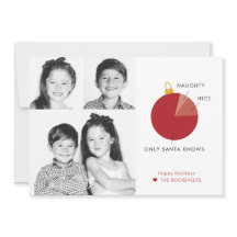 Tarjetas de Navidades de infografía traviesa contr